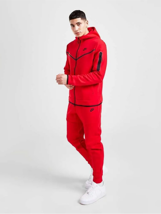 NIKE TECH FLEECE ∙ ROJO