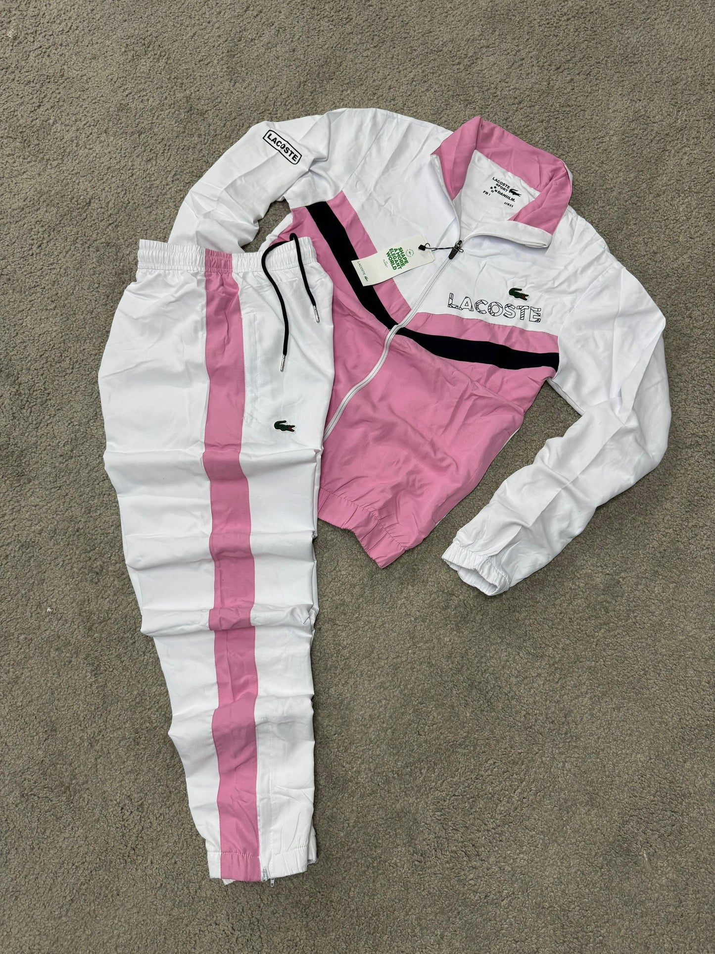 CHÁNDAL LACOSTE ∙ BLANCO/ROSA
