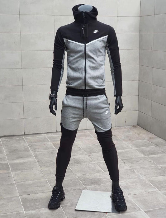NIKE TECH FLEECE ∙ GRIS/NEGRO