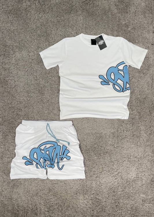 CONJUNTO SYNA WORLD • BLANCO / AZUL