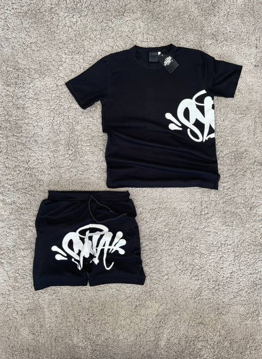 CONJUNTO SYNA WORLD • NEGRO/BLANCO