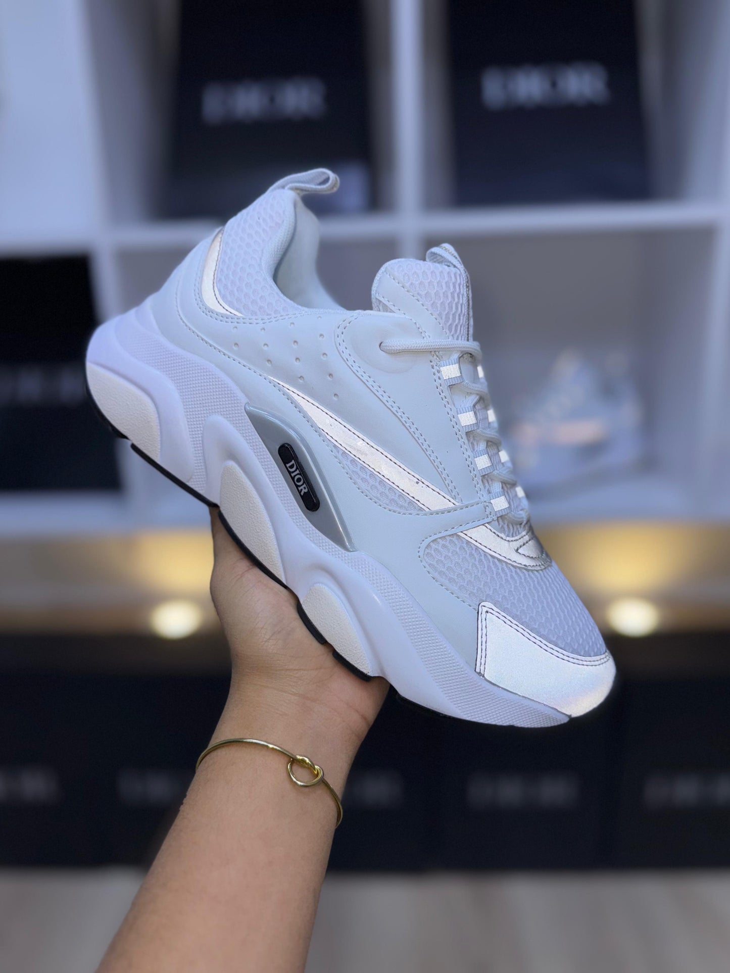 DIOR B22 • BLANCO/GRIS