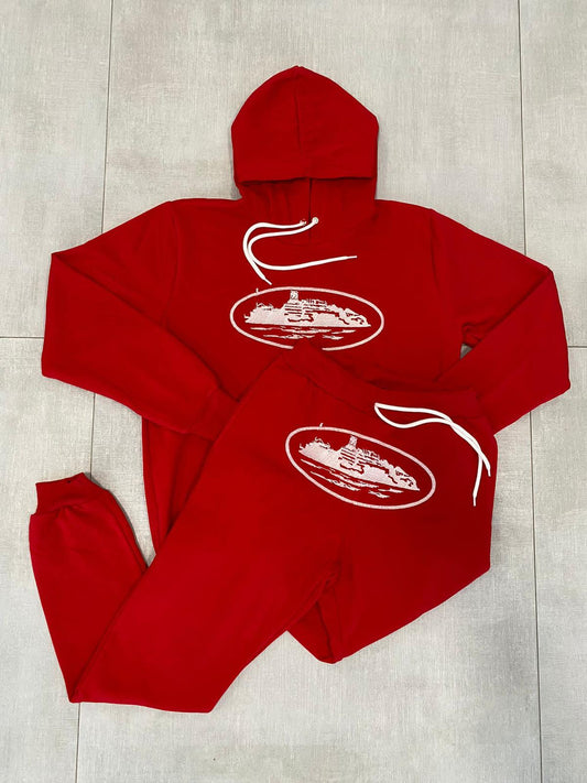 CONJUNTO CHÁNDAL CORTEIZ ROJO