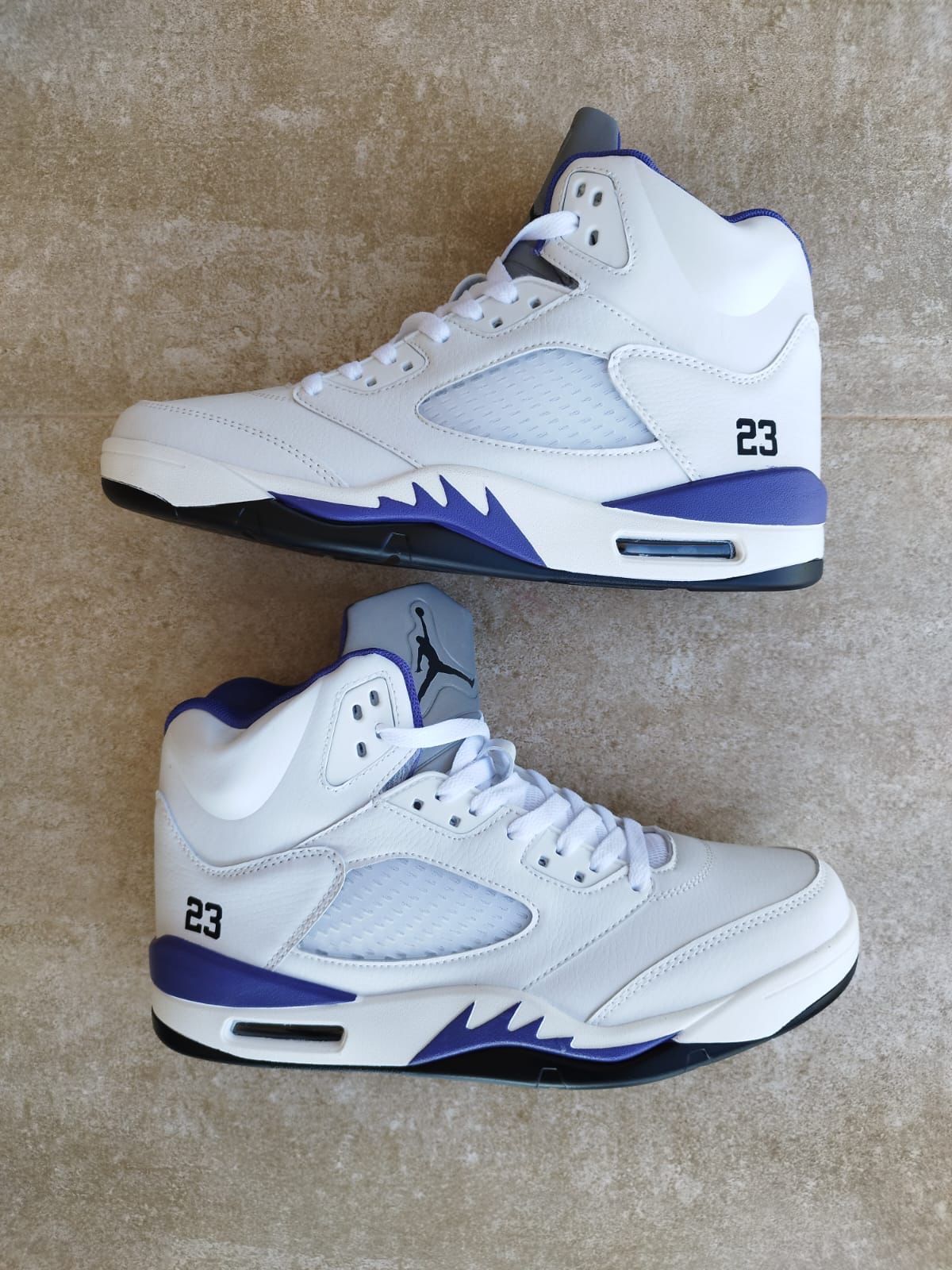JORDAN 5 • BLANCO/AZUL