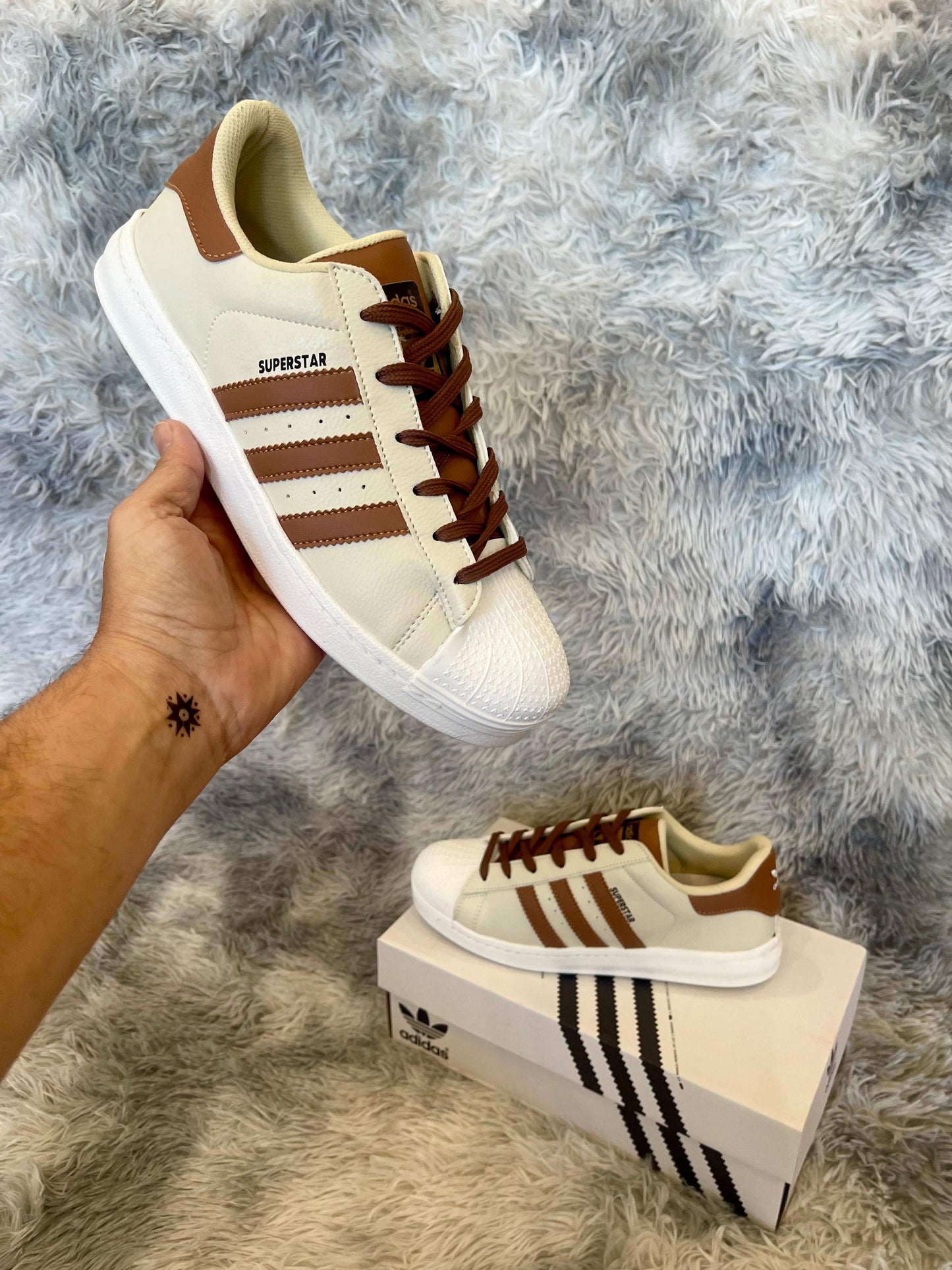 ADIDAS SUPERSTAR II • BEIGE/MARRON