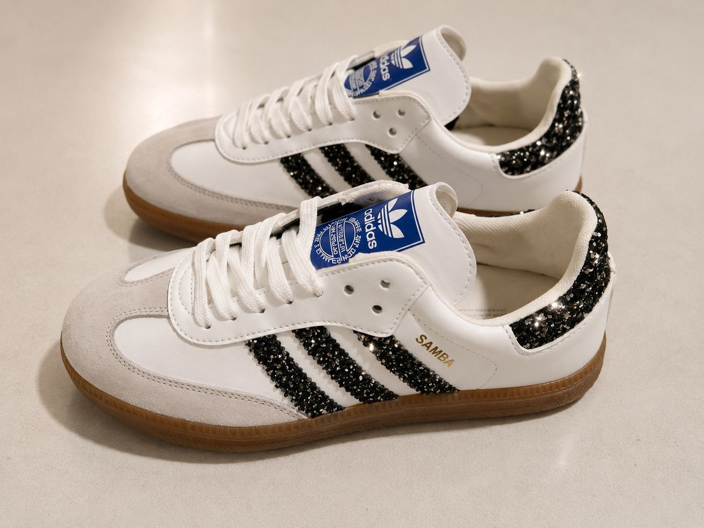 ADIDAS SAMBA Og Glitter • AZUL