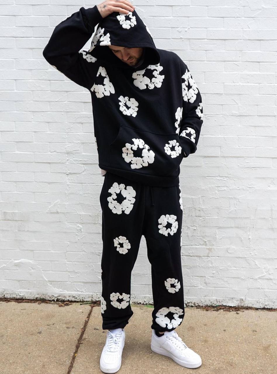 CONJUNTO DENIM TEARS ∙ NEGRO