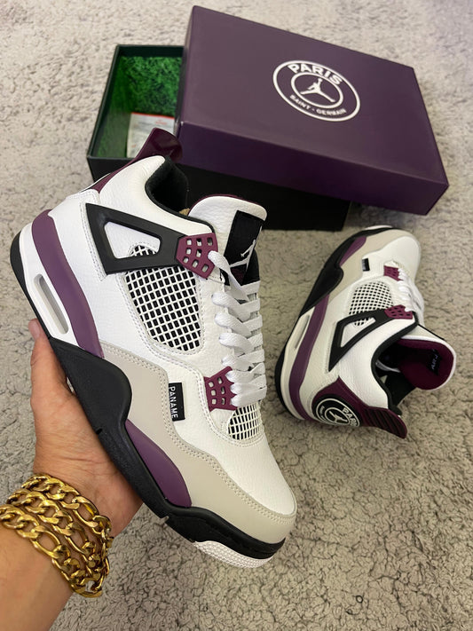 JORDAN 4 • BLANCO/MORADO