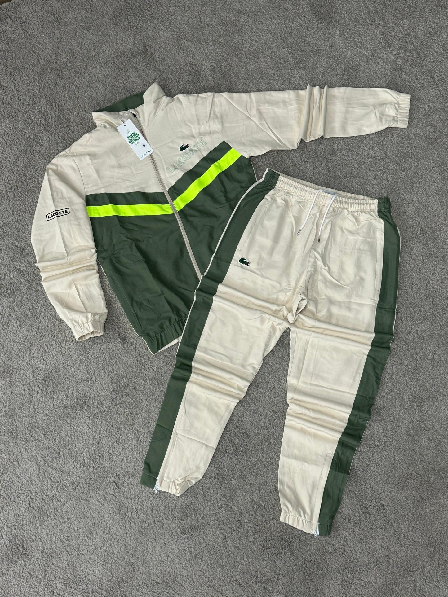 CHÁNDAL LACOSTE ∙ VERDE/CREMA