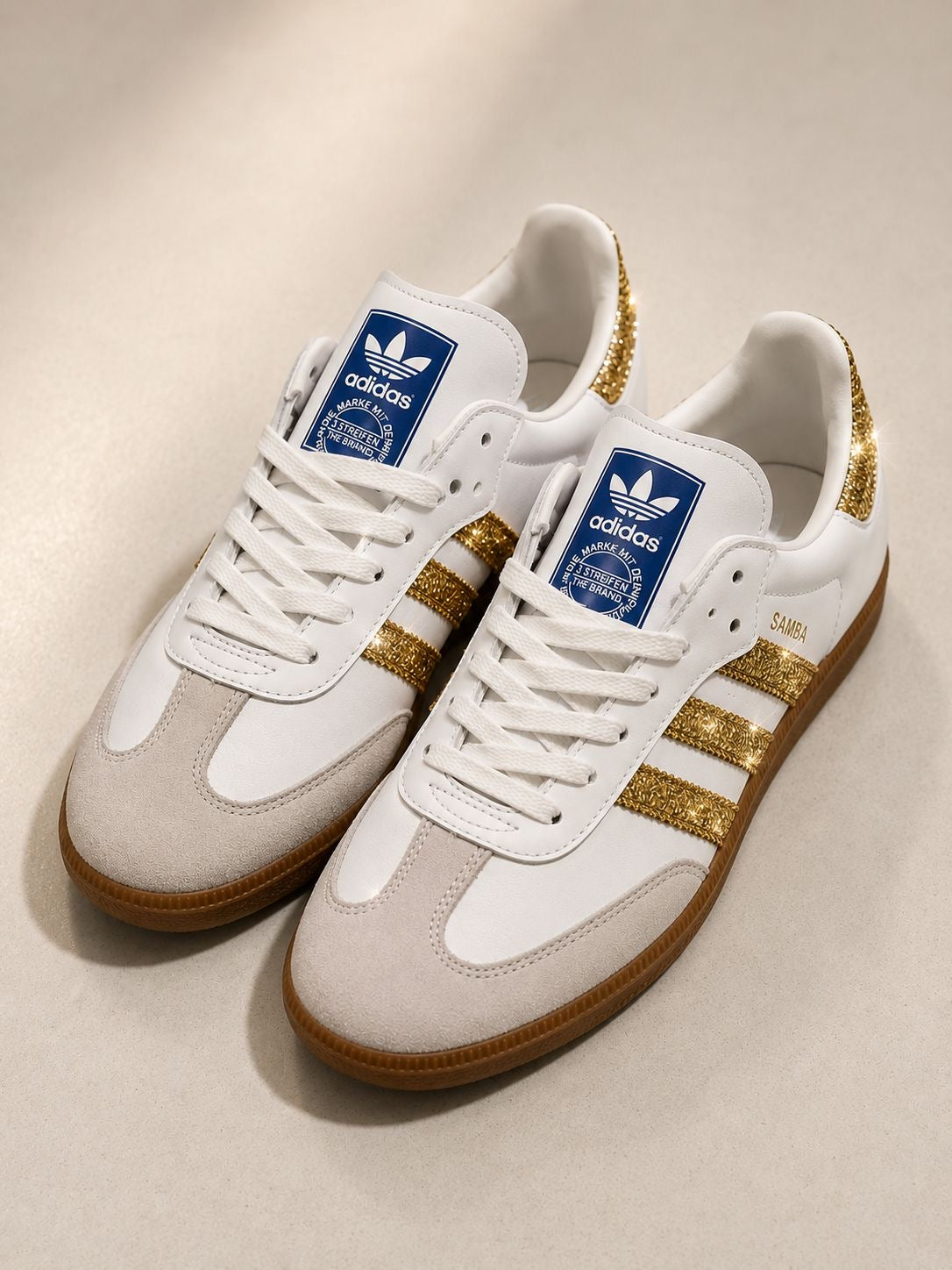 ADIDAS SAMBA Og Glitter • DORADO