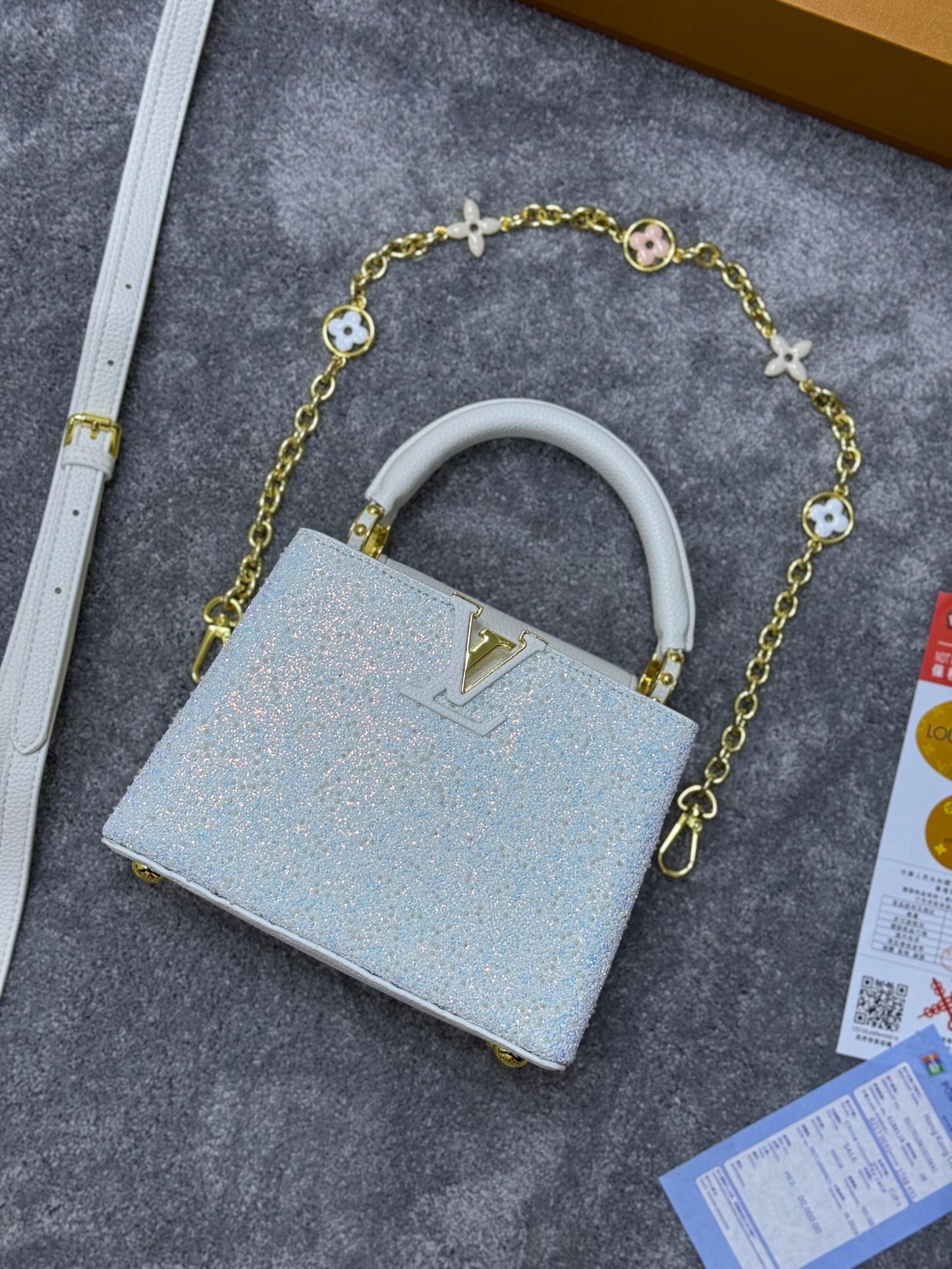 BOLSO LOUIS VUITTON • BLANCO PERLA