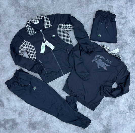 CONJUNTO LACOSTE • NEGRO